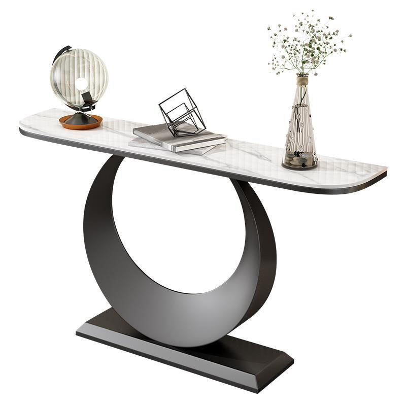 31.5-inch Tall Modern Console Table 1-shelf Accent Table for Hall