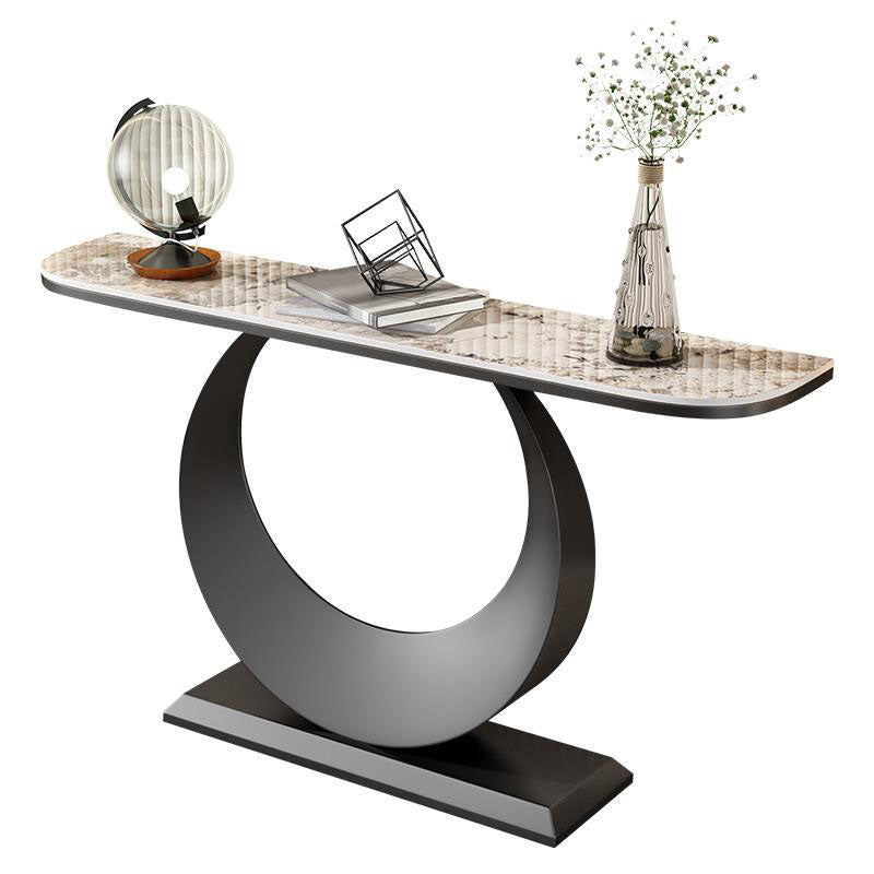 31.5-inch Tall Modern Console Table 1-shelf Accent Table for Hall