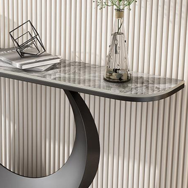 31.5-inch Tall Modern Console Table 1-shelf Accent Table for Hall
