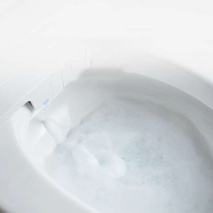 Concealed Tank Toilet Floor Mount Heated Seat One-Piece Toilet with Slow Close Seat