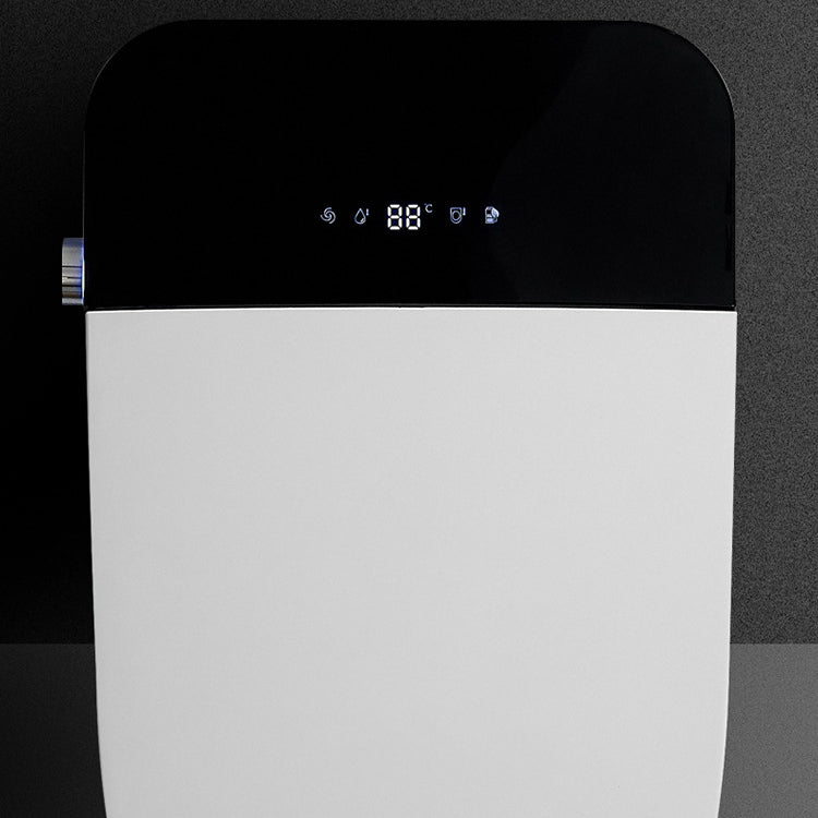 Floor Mount Flush Toilet Heated Seat One-Piece Toilet with Slow Close Seat