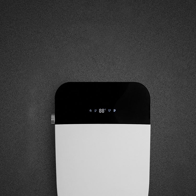 Floor Mount Flush Toilet Heated Seat One-Piece Toilet with Slow Close Seat