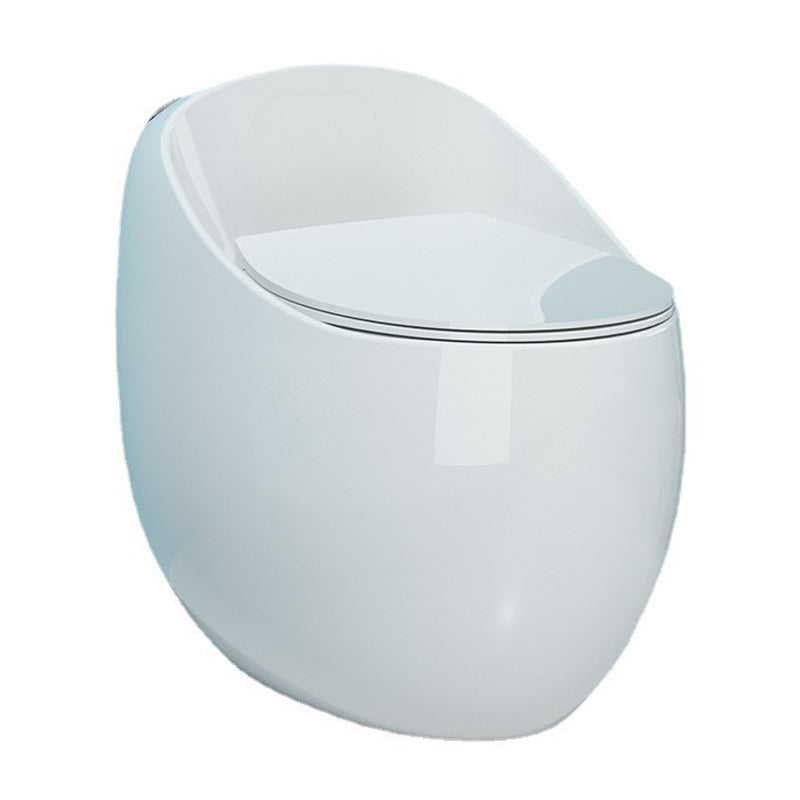 Modern Floor Mount Toilet Siphon Ceramic Flush Toilet with Seat for Bathroom