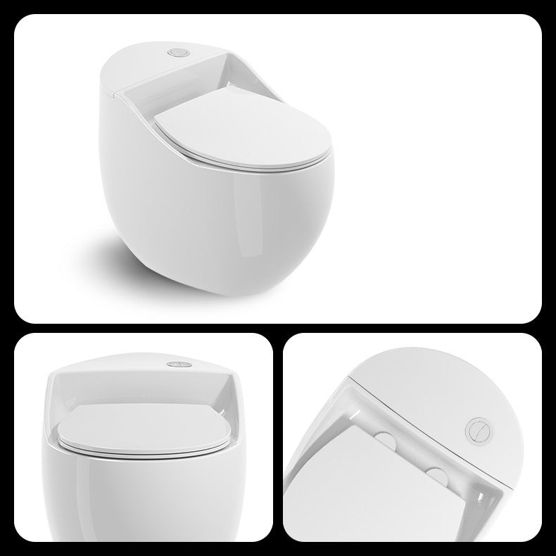 Modern Toilet Concealed Tank One-Piece Flush Toilet with Slow Close Seat