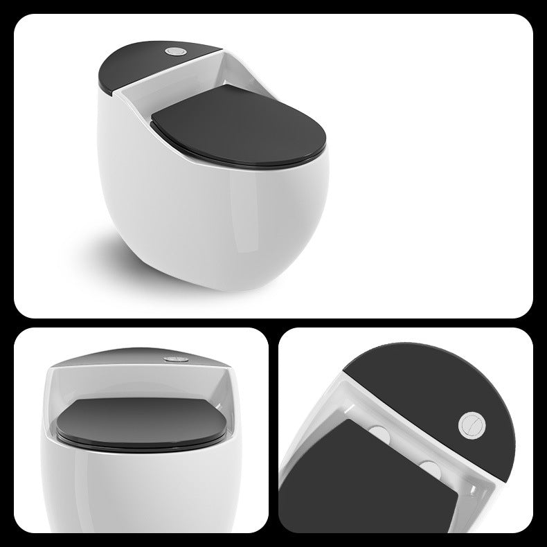 Modern Toilet Concealed Tank One-Piece Flush Toilet with Slow Close Seat