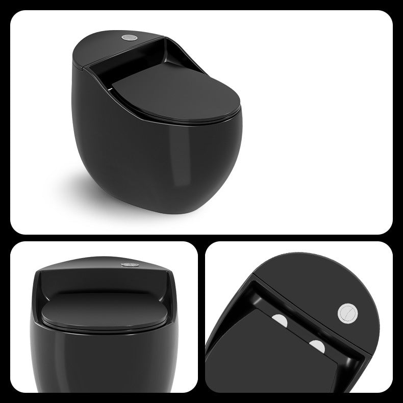 Modern Toilet Concealed Tank One-Piece Flush Toilet with Slow Close Seat