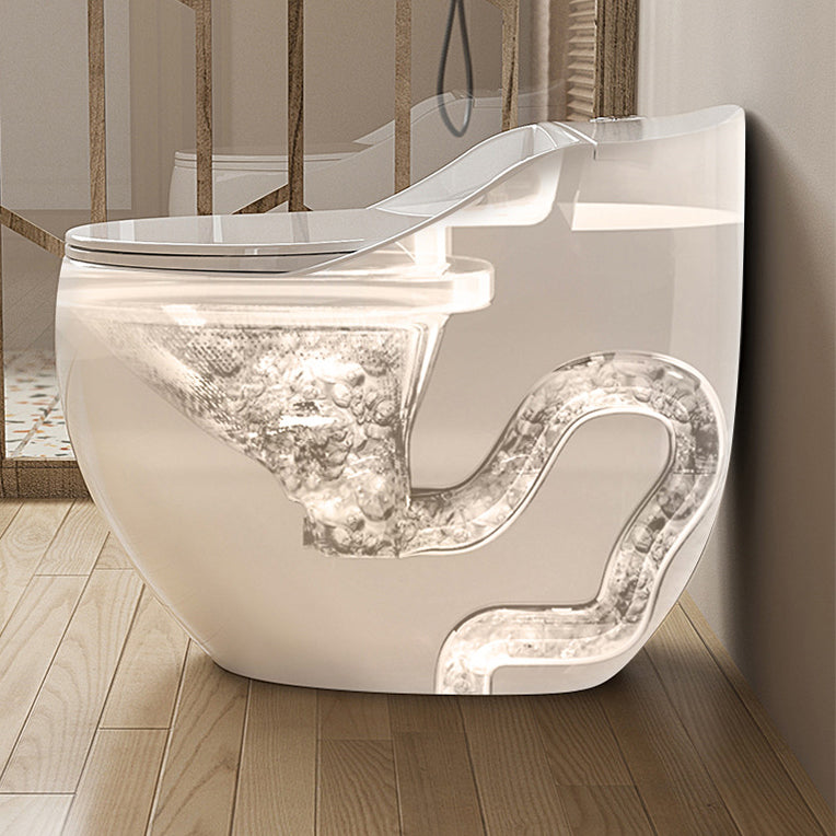 Modern Toilet Concealed Tank One-Piece Flush Toilet with Slow Close Seat