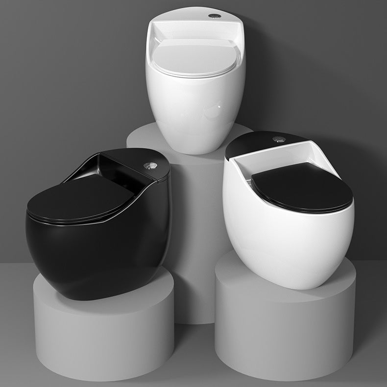 Modern Toilet Concealed Tank One-Piece Flush Toilet with Slow Close Seat