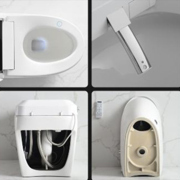 Modern One Piece Toilet Seat Included Floor Mounted Toilet Bowl for Washroom