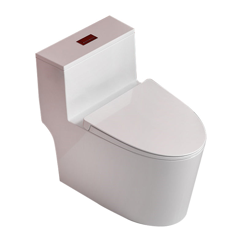 Floor Mount Flush Toilet Concealed Tank One-Piece Toilet with Slow Close Seat