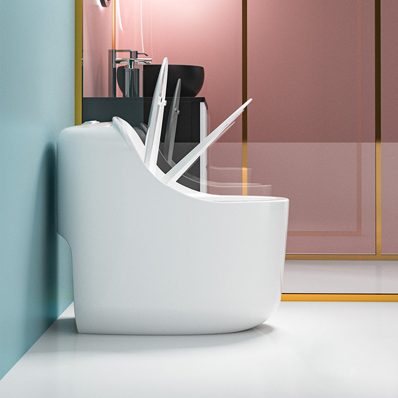 Floor Mount Flush Toilet Concealed Tank One-Piece Toilet with Slow Close Seat