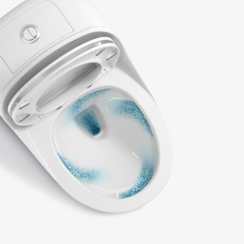 Floor Mount Flush Toilet Concealed Tank One-Piece Toilet with Slow Close Seat