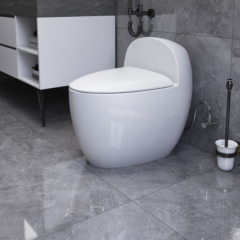 Floor Mount Flush Toilet Concealed Tank One-Piece Toilet with Slow Close Seat