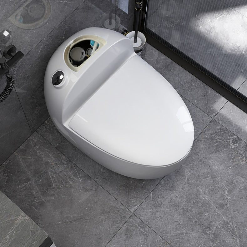 Floor Mount Flush Toilet Concealed Tank One-Piece Toilet with Slow Close Seat