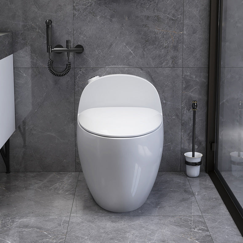 Floor Mount Flush Toilet Concealed Tank One-Piece Toilet with Slow Close Seat