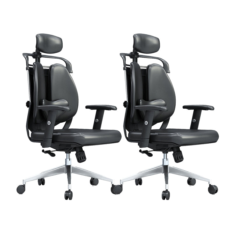 Modern Desk Chair Leather Computer Chair Executive Chair with Wheels
