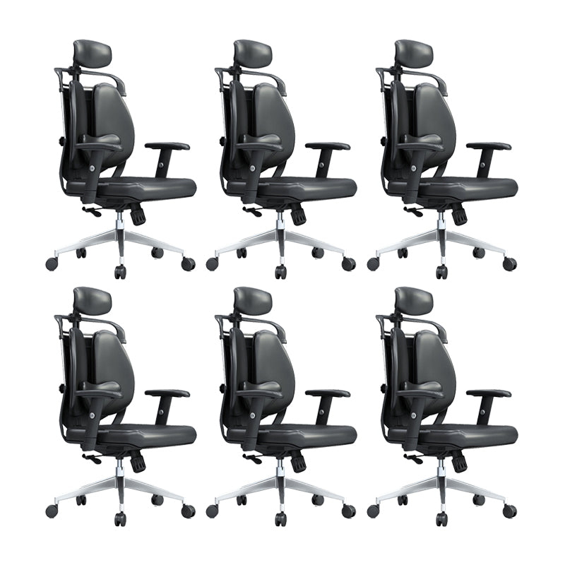 Modern Desk Chair Leather Computer Chair Executive Chair with Wheels