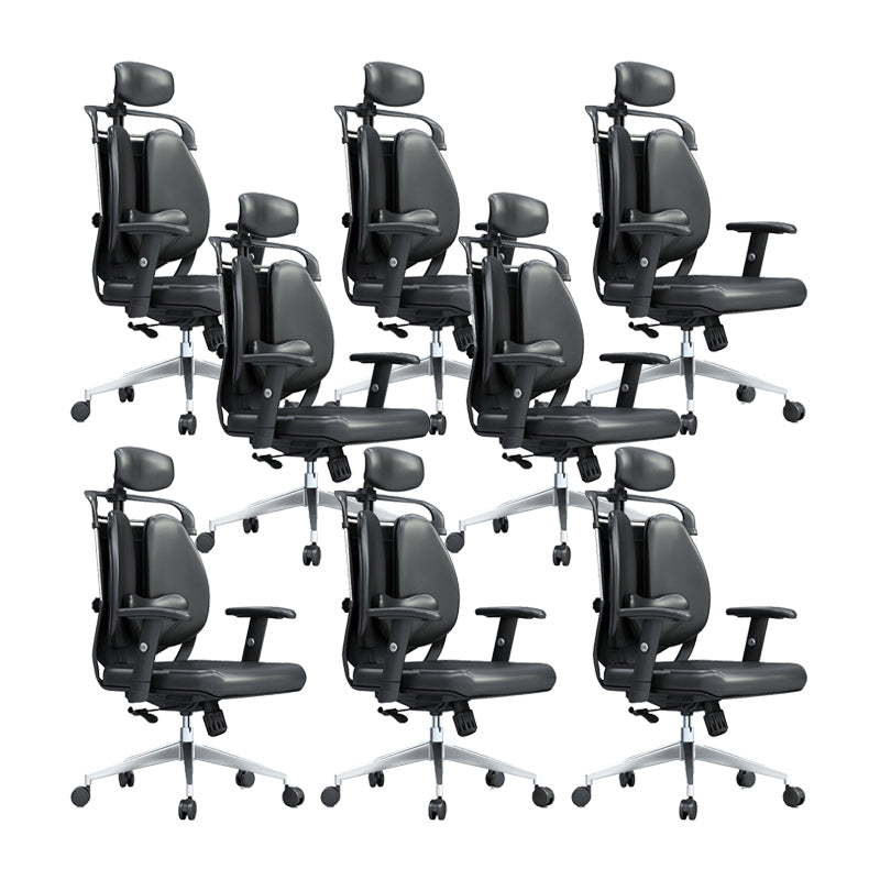 Modern Desk Chair Leather Computer Chair Executive Chair with Wheels