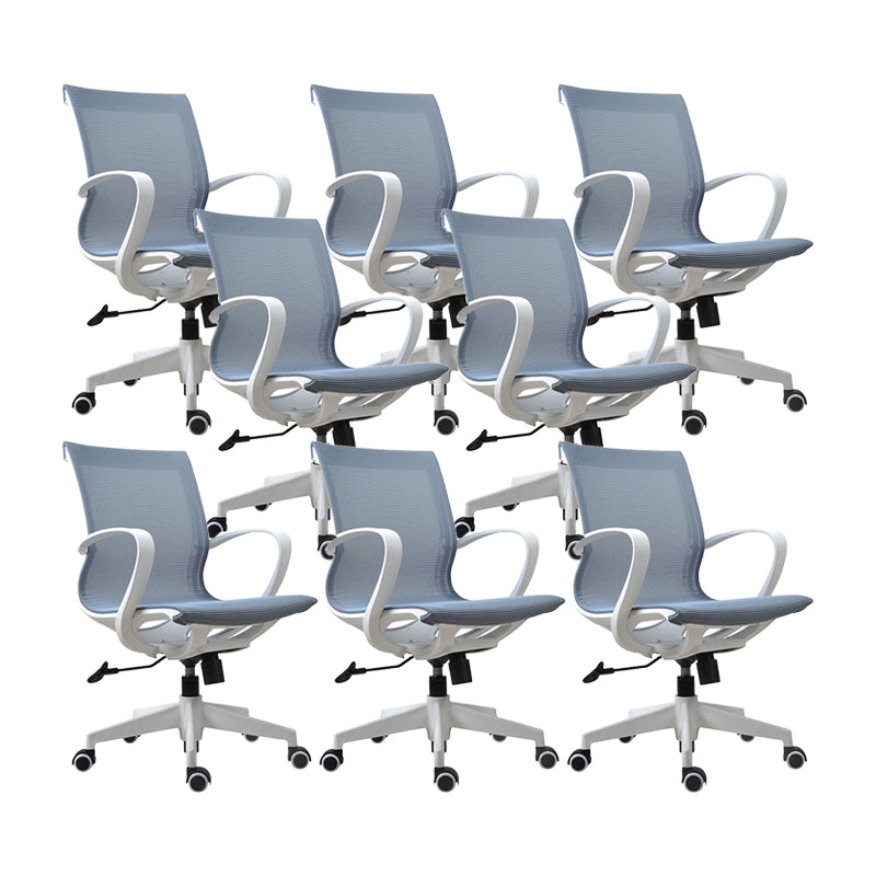 21" Wide Modern Desk Chair Breathable AirGrid Mid-Back Office Chair