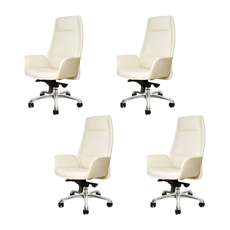 27" Wide Modern Managers Chair Arms Included Leather Executive Chair