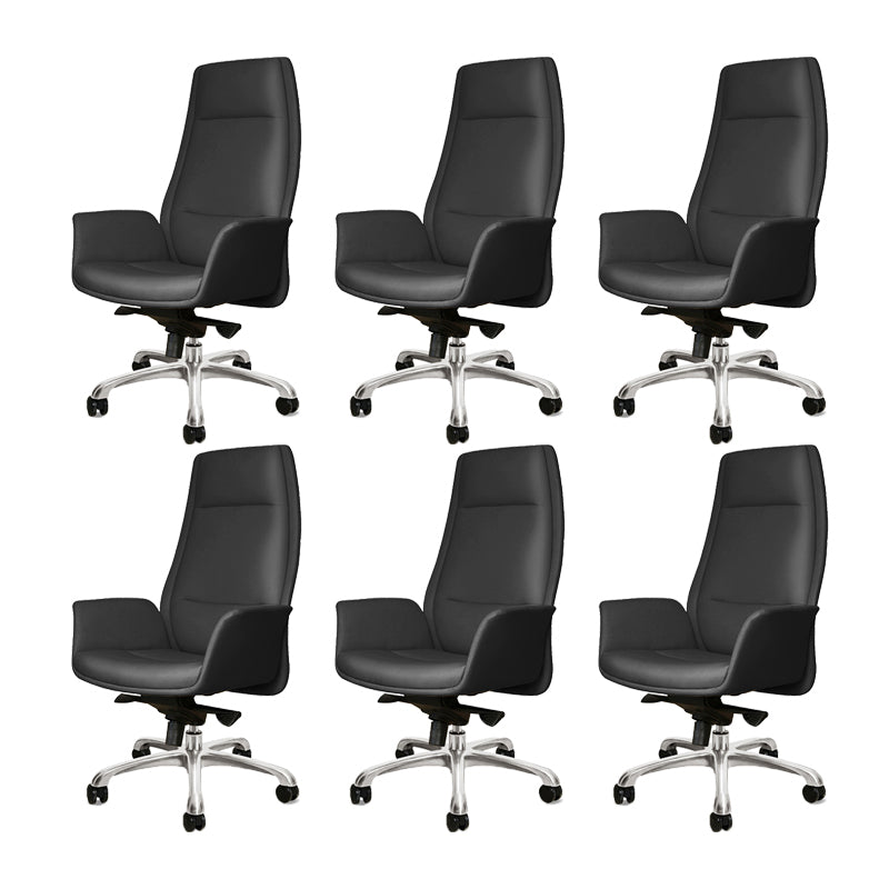27" Wide Modern Managers Chair Arms Included Leather Executive Chair
