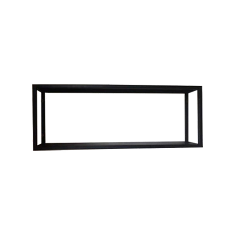 Wall Mounted Metal Bookshelf Modern Floating Bookcase with 1 Shelf