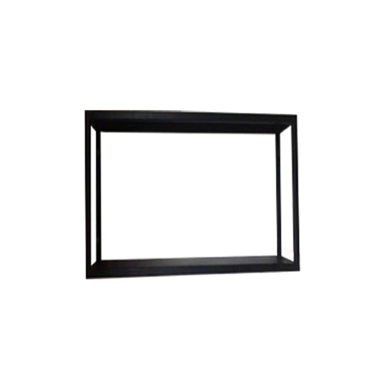 Wall Mounted Metal Bookshelf Modern Floating Bookcase with 1 Shelf