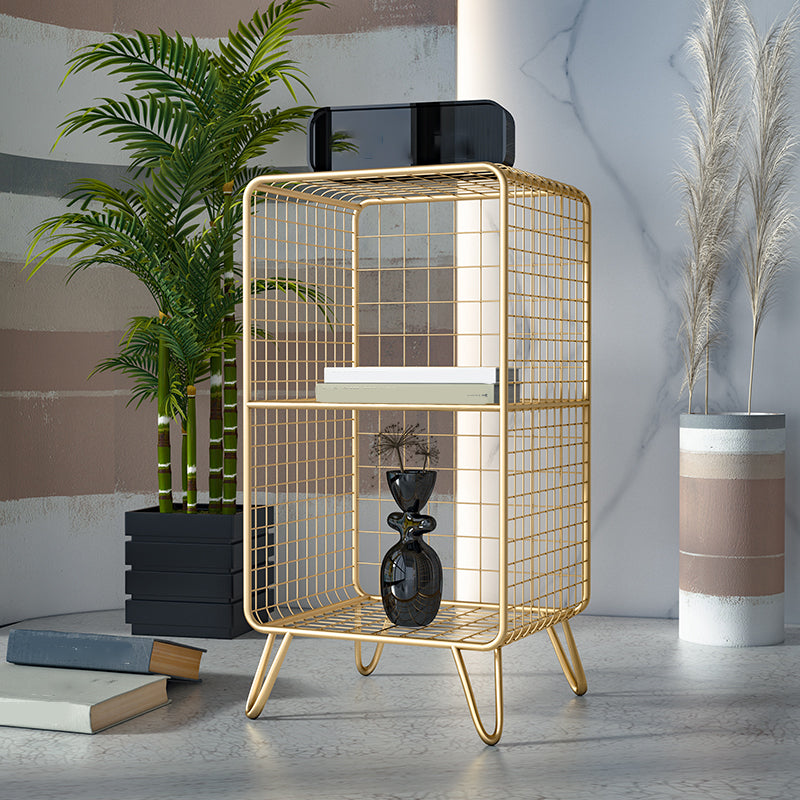 Urban Shelf Bookcase Closed Back Vertical Metal Bookshelf for Living Room