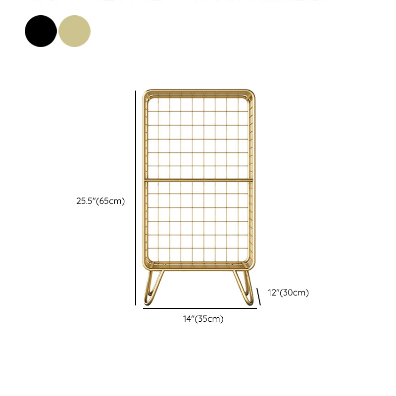 Urban Shelf Bookcase Closed Back Vertical Metal Bookshelf for Living Room