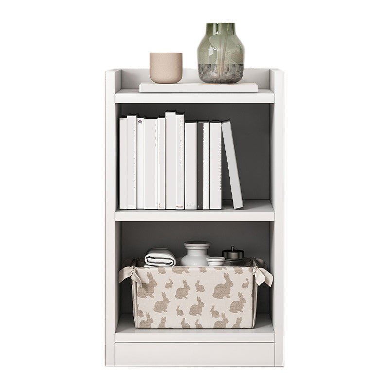 Contemporary Closed Back Shelf Bookcase Engineered Wood Bookshelf for Living Room