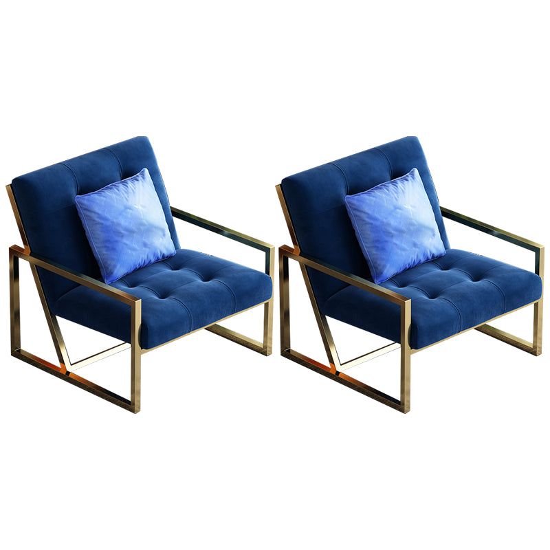 Tufted Cushions Lounge Chair Arms Included Reclining Chair with Pillow