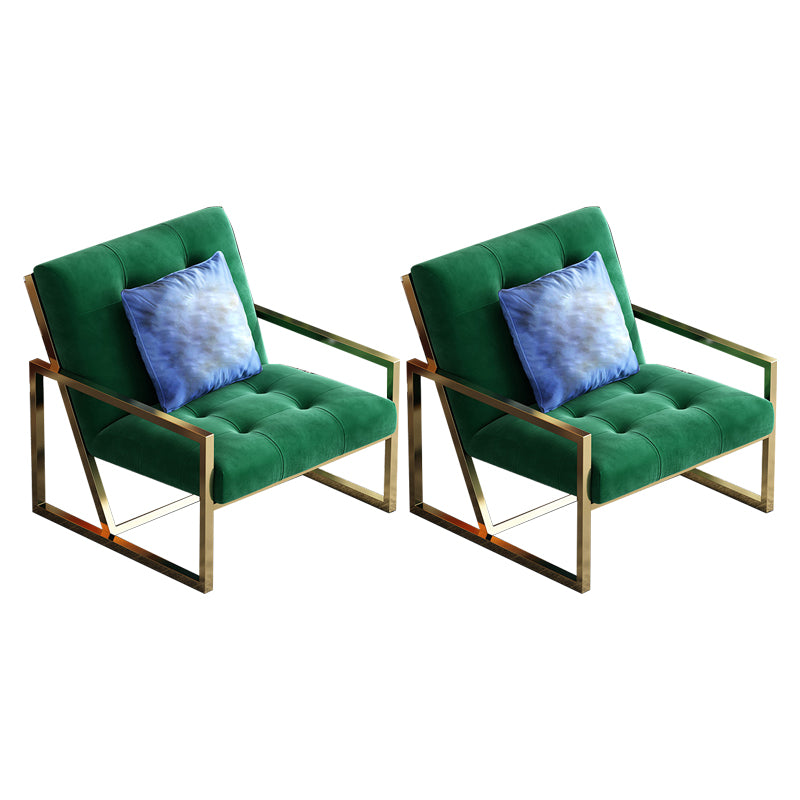 Tufted Cushions Lounge Chair Arms Included Reclining Chair with Pillow