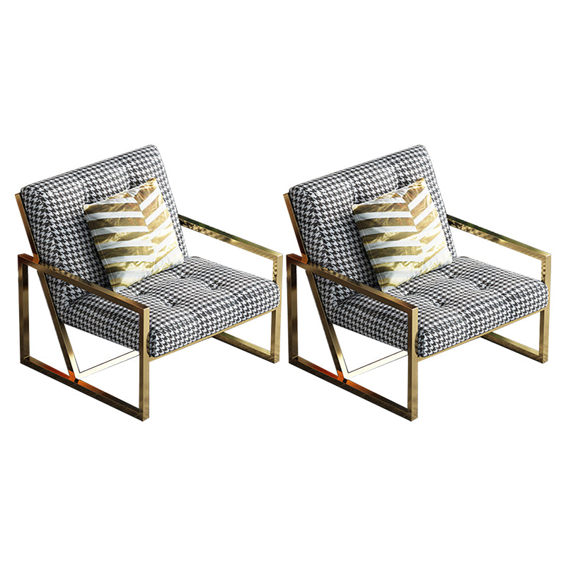 Tufted Cushions Lounge Chair Arms Included Reclining Chair with Pillow