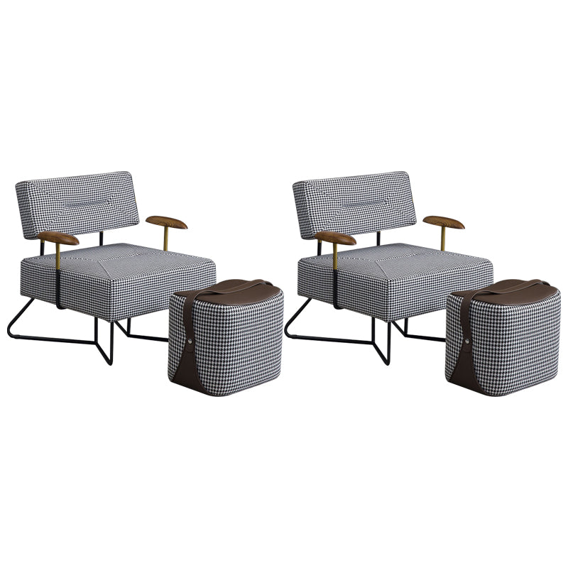 Chenille Arm Chair 29.92" Wide Arms Included Accent Armchair