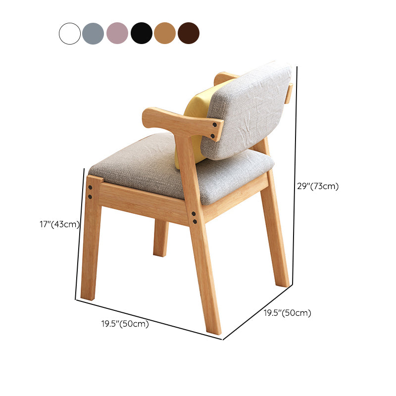 19.68" Wide Arm Chair Solid Wood Frame Chair for Living Room