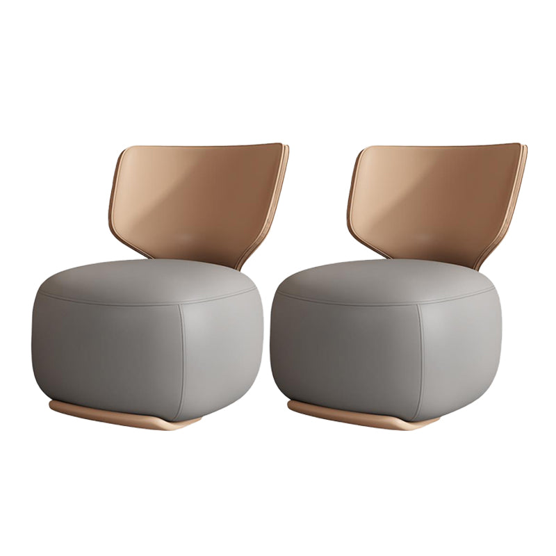 22.83" Wide Parsons Chair Armless Chair with Fixed Back for Living Room