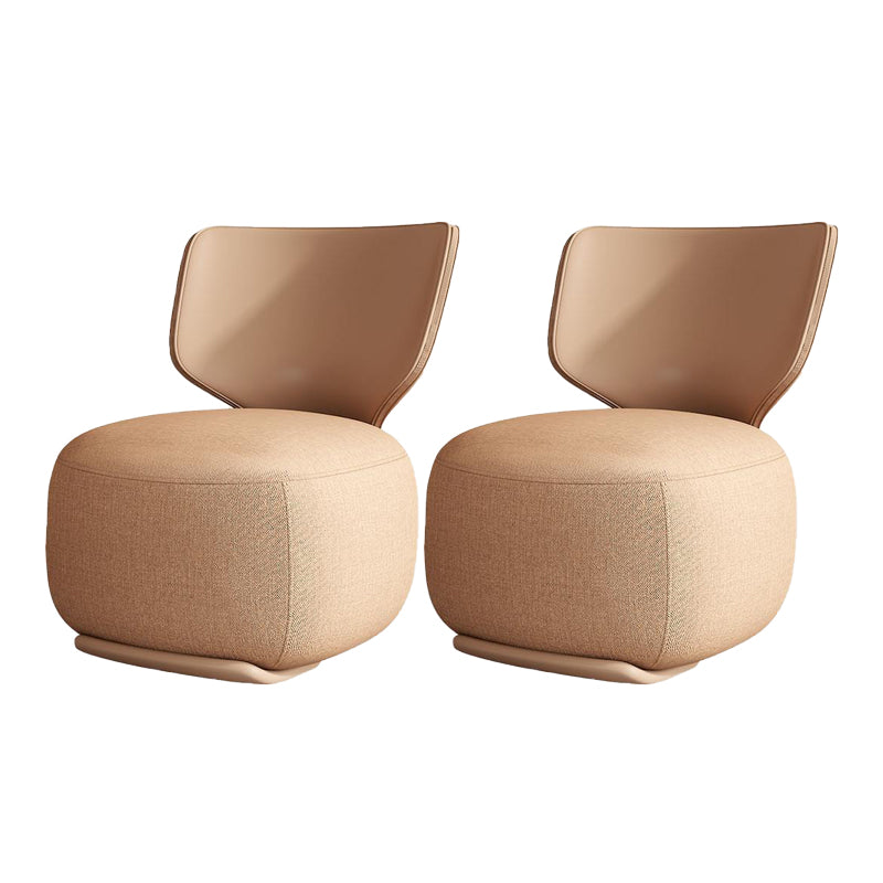 22.83" Wide Parsons Chair Armless Chair with Fixed Back for Living Room