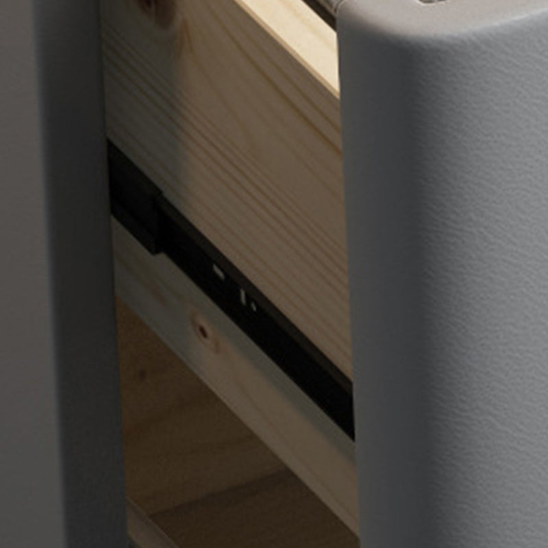 Bedroom Make-up Vanity 31.1" High Modern Dressing Table in Gray