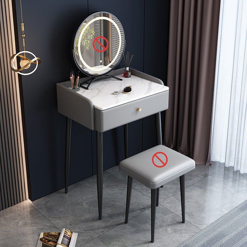 Modern 1 Drawer Vanity Dressing Table 23.62" Wide Vanity Set