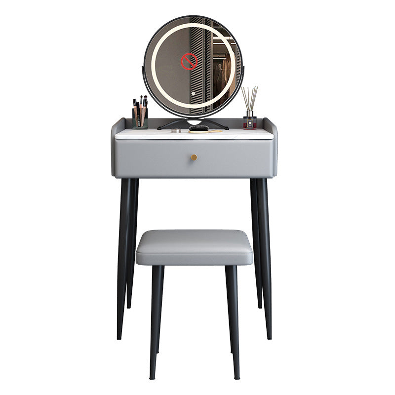 Modern 1 Drawer Vanity Dressing Table 23.62" Wide Vanity Set