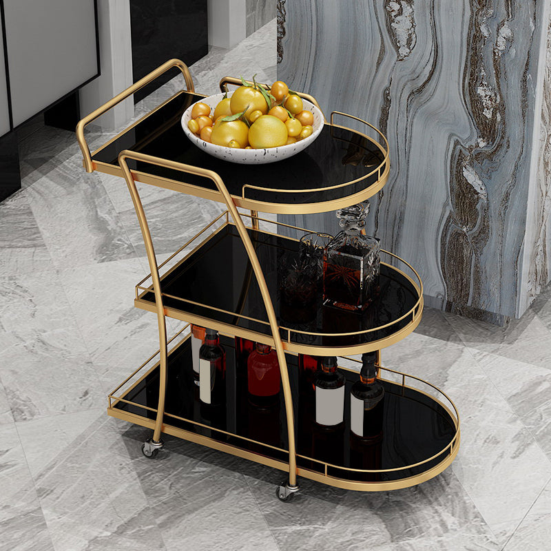 32.28" High Contemporary Prep Table Rolling Metal Prep Table for Kitchen