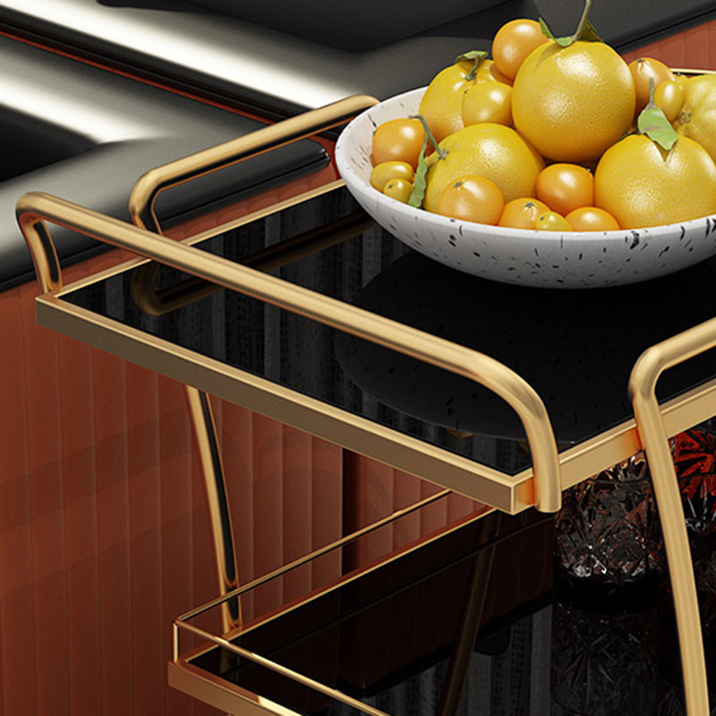 32.28" High Contemporary Prep Table Rolling Metal Prep Table for Kitchen
