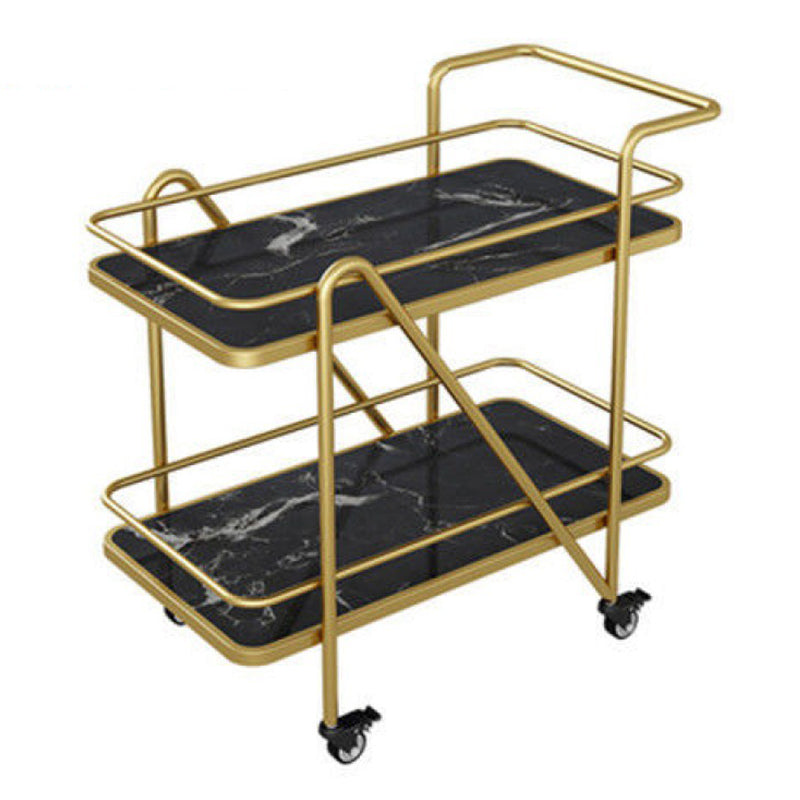 29.92" High Contemporary Rectangle Prep Table Rolling Metal Prep Table for Kitchen