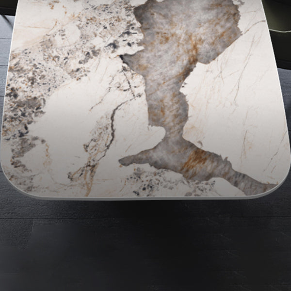 Glam Dining Sintered Stone Table Rectangle Table for Home Use