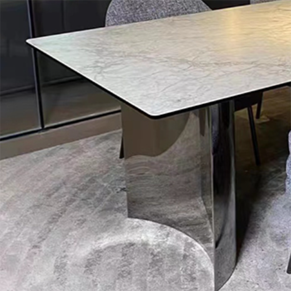 Modern Dining Sintered Stone Table Dining Rectangle Table for Home