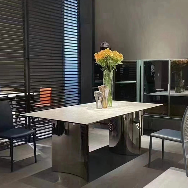 Modern Dining Sintered Stone Table Dining Rectangle Table for Home