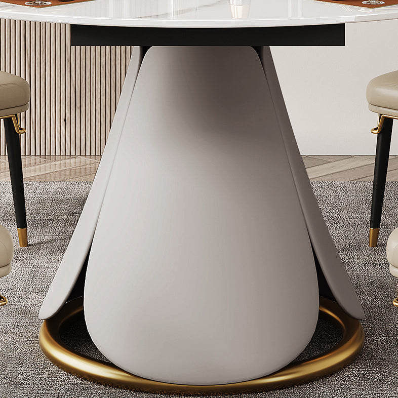 Modern Style Dining Round Table Dining Stone Table for Kitchen