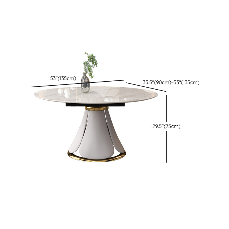 Modern Style Dining Round Table Dining Stone Table for Kitchen