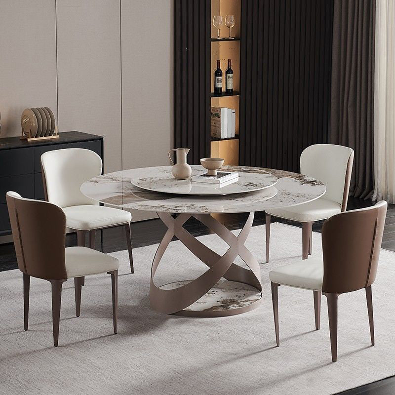 Modern Style Dining Round Table Dining Stone Table for Home Use