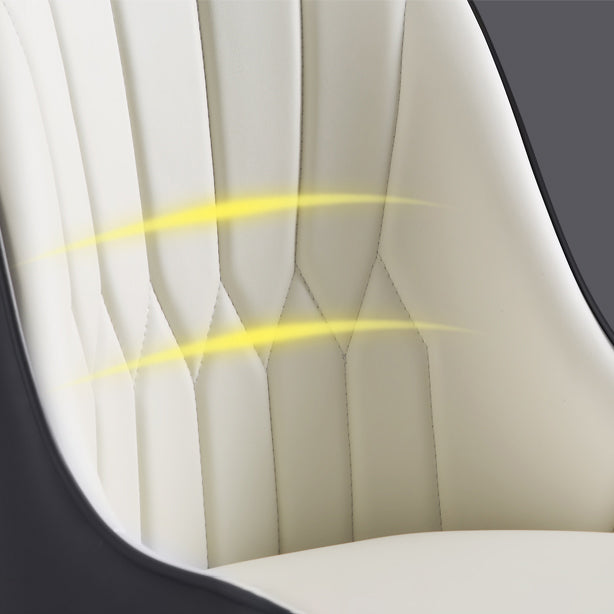 Glam Solid Wood Legs Chair Parsons Upholstered Chair for Dining Room